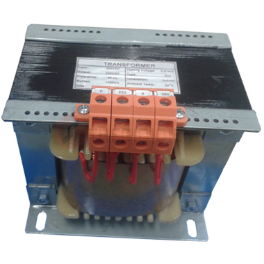 BT1P-380220AC-200-Biến thế 1 pha Input : 380VAC, Output : 220VAC, 50Hz, 200VA
