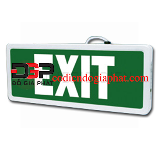 PEXA18SC (EM701)-Bộ đèn Exit thoát hiểm 1 mặt, có viền trắng