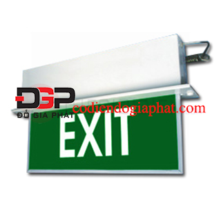 PEXA28RC (EA902)-Bộ đèn Exit thoát hiểm 2 mặt, có giá treo trơn