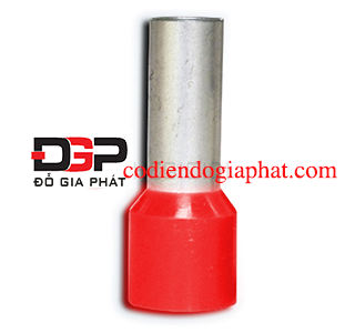 E0508-Đầu cos pin rỗng E0508, màu đỏ