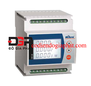 DM38-240A-Đồng hồ đo kỹ thuật số đa năng, loại gắn trên DIN RAIL